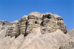 View of the Qumran Caves, Where the Dead Sea Scrolls Were Discovered by Unbekannt Unbekannt